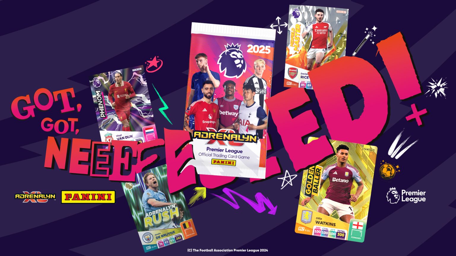 Premier League Adrenalyn XL™ 2024/25 Trading Cards Unveiled