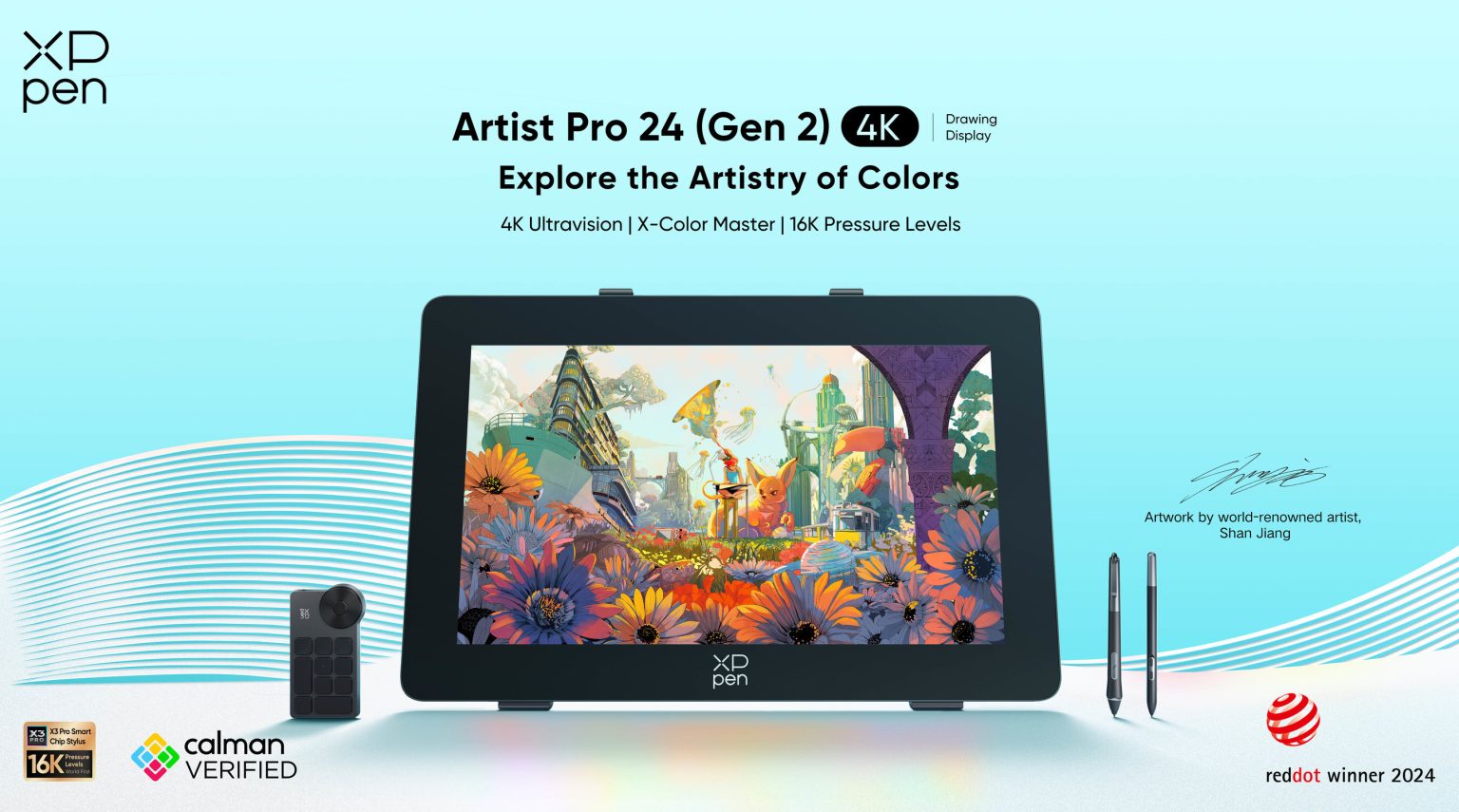 XPPen Unveils Artist Pro 24 (Gen 2) Series with Industry-First Features